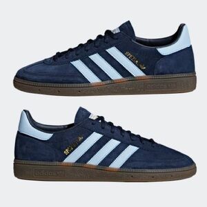 Adidas Handball Spezial Suede Leather Navy Blue Gum Mens 10Womens 11 NWT BOX